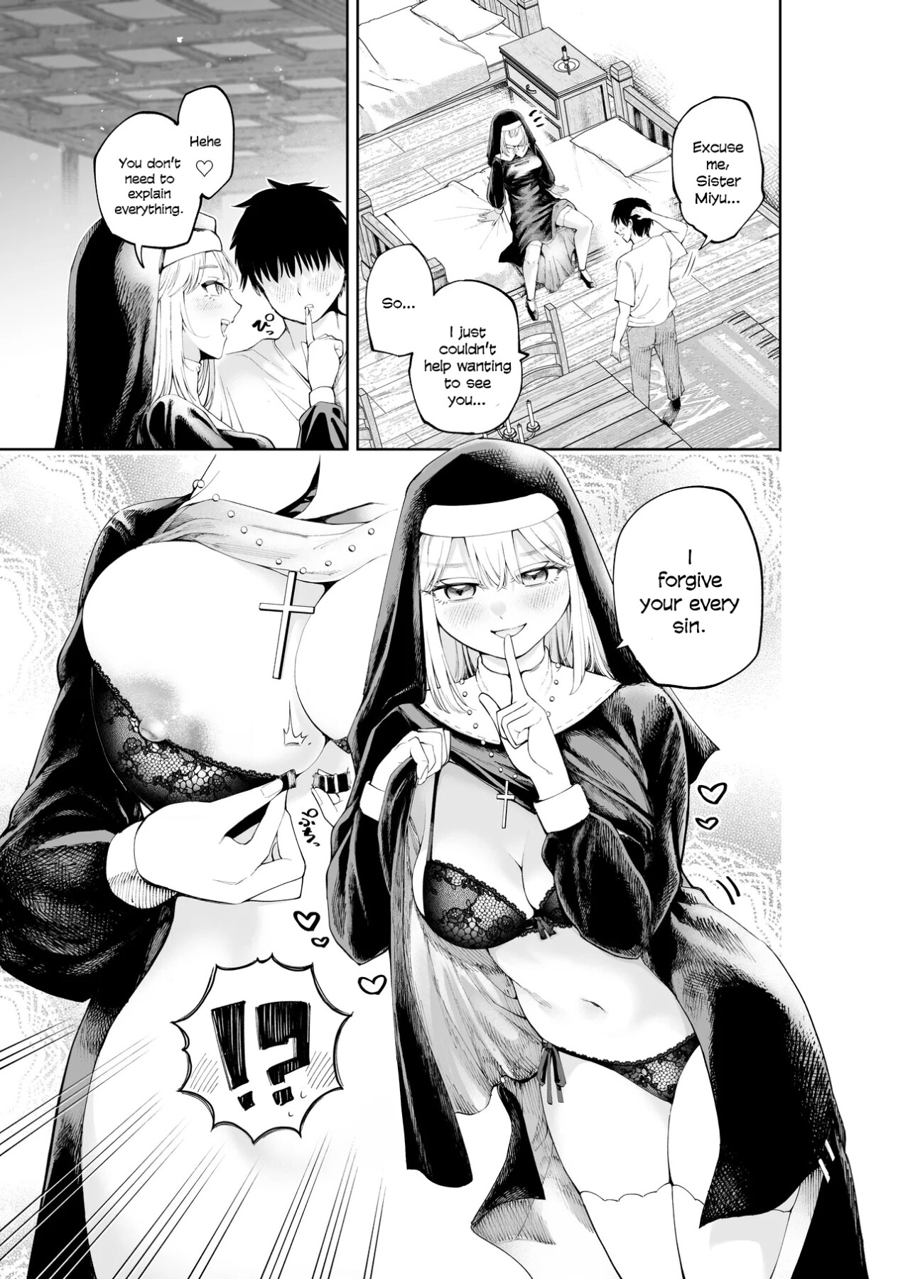 Hentai Manga Comic-Until I fell into depravity with the nun-Read-4